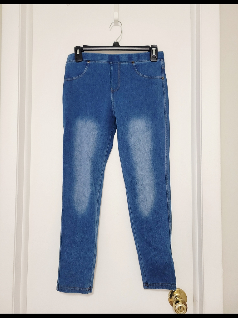 Blue Women's Capri Jean Jegging